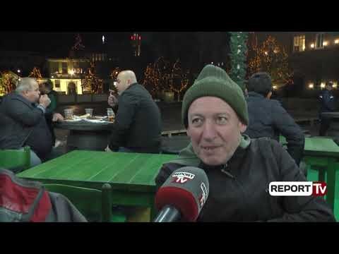 Report TV - Ndizen dritat e pemës, tifozët skocezë: Birra Tirana më e mira