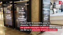 L'histoire de Raif Badawi s'expose dans le métro et les gares de Paris