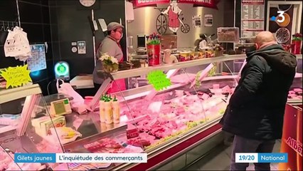 "Gilets jaunes" : l'inquiétude des commerçants
