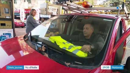 "Gilets jaunes" : un mouvement qui parle aux Italiens
