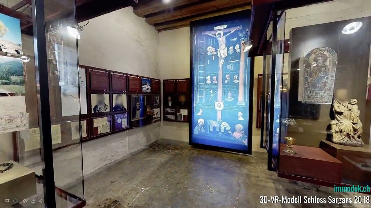 3D-VR-Modell Schloss Sargans