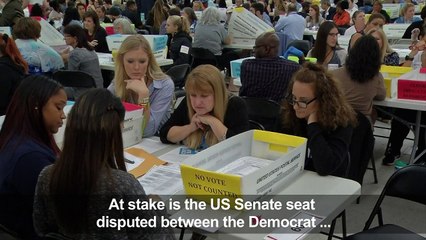 Manual vote recounting underway in Florida