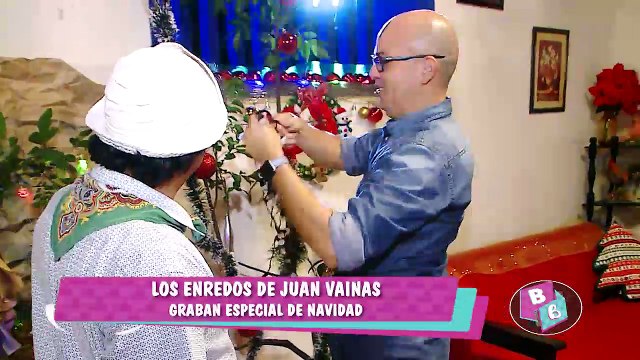 dbb-Juan Vainas y Chibolo ya estan decorando la casa por la llegada de la época navideña-161118