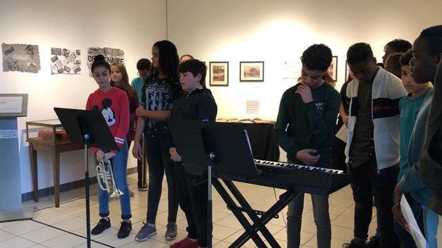 Les élèves du collège Louise-Michel évoquent la guerre de 14/18