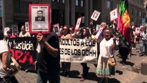 Marcha por muerte de mapuche en operativo policial en Chile