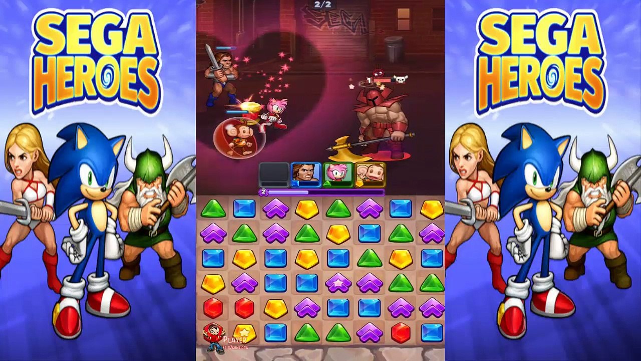 SEGA Heroes Gameplay - Mobile Match 3 By SEGA