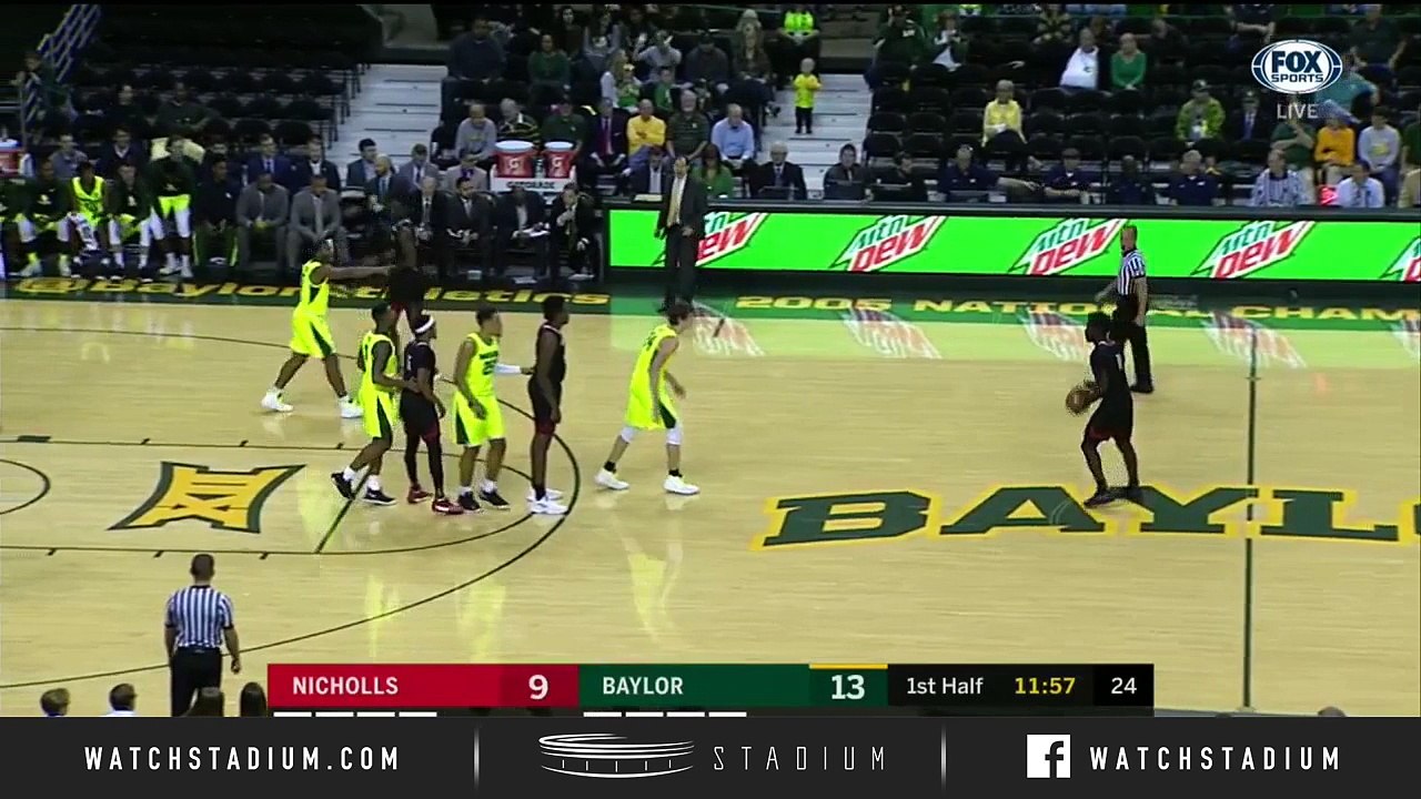 Nicholls State vs. Baylor Basketball Highlights (2018-19)