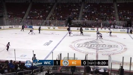 ECHL Kansas City Mavericks 0 at Wichita Thunder 1