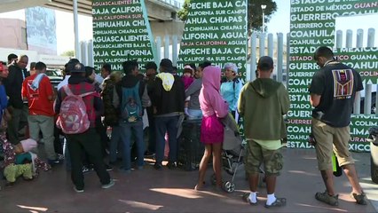 Migrantes llegan a norte de México, dispuestos a cruzar a EEUU