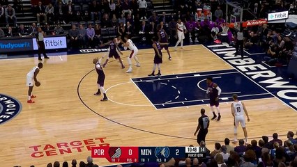 Nurkić dunk v MIN