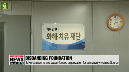 S. Korea soon to end Japan-funded organization for sex slavery victims: Source