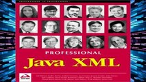 D.O.W.N.L.O.A.D [P.D.F] Professional Java XML (Programmer to programmer) [E.B.O.O.K]