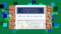 D.O.W.N.L.O.A.D [P.D.F] Introduction to 64 Bit Windows Assembly Language Programming: Fourth