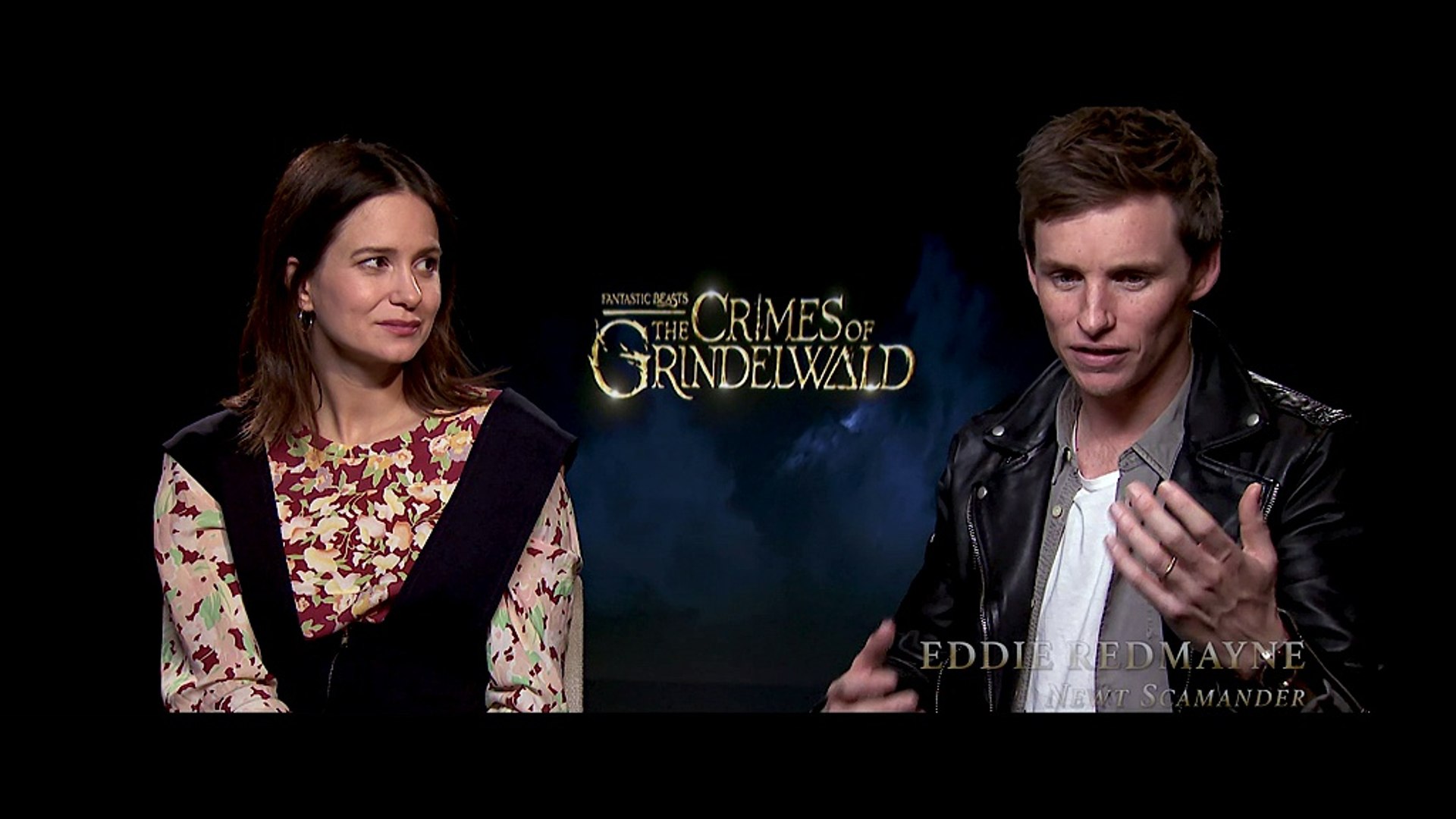 Fantastic Beasts The Crimes Of Grindelwald Exclusive Interview With Eddie Redmayne Katherine Waterston