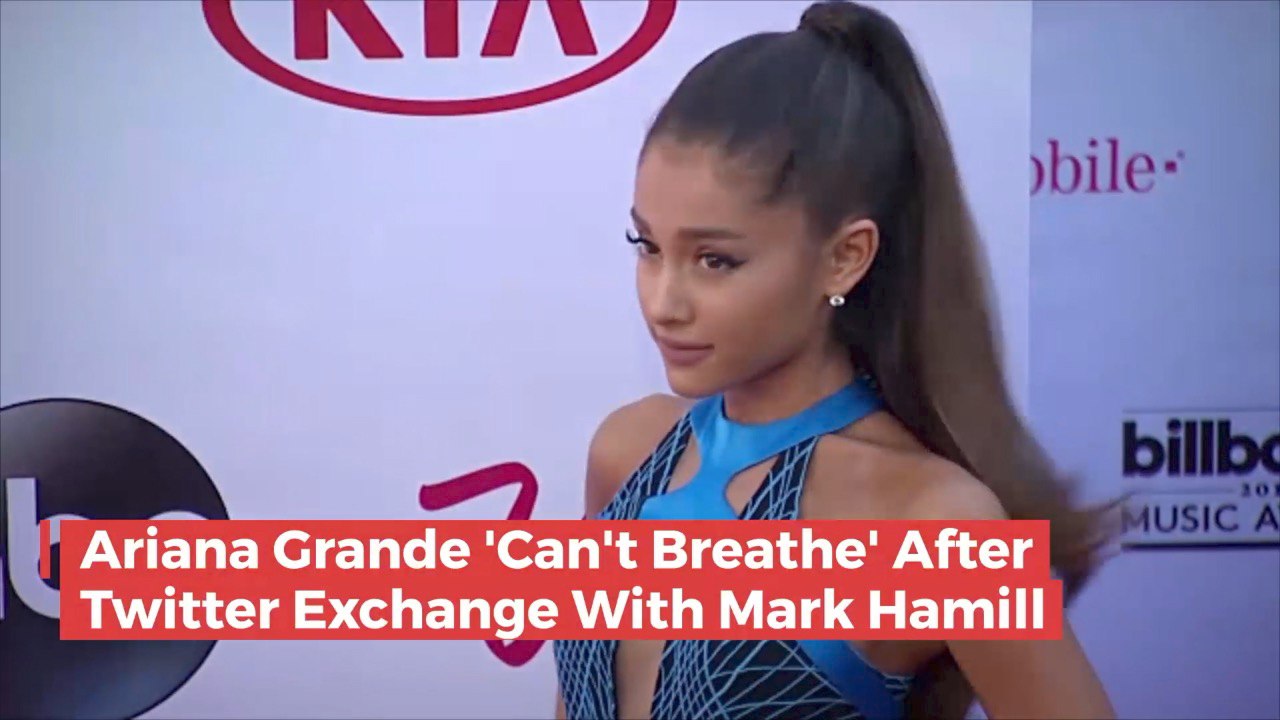Ariana Grande And Mark Hamill Twitter Back And Fourth
