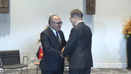 한·파푸아뉴기니 정상회담..."투자보장협정 조속 체결 희망" / YTN