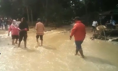 Sigi Dilanda Banjir Bandang Dampak Air Sungai Meluap