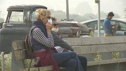 L'aria irrespirabile della California in fiamme