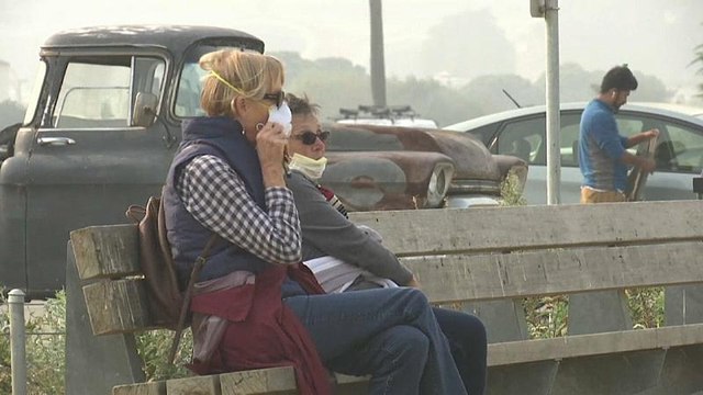 L'aria irrespirabile della California in fiamme