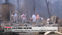 71 confirmed dead; more than 1,000 missing in California's deadliest wildfire