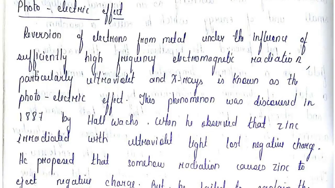 Einstein's Photoelectric effect and equation explained in Hindi || Notes || Unboxing Physics
