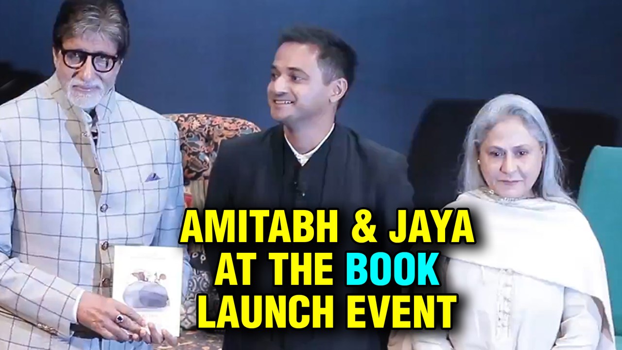 Amitabh Bachchan and Jaya Bachchan Launches Siddharth Sanghvi's Book THE RABBIT And THE SQUIRREL