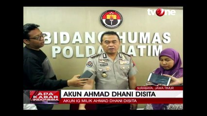 Polisi Sita Akun Instagram Ahmad Dhani