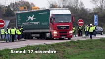 GILETS JAUNES : Filtrage sur la RCEA à Montchanin