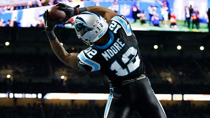 DJ Moore toe taps in the end zone for 8-yard TD