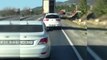 Dorse Kapağı Açık Kamyon Sürücüsü Trafikte Tehlike Saçtı
