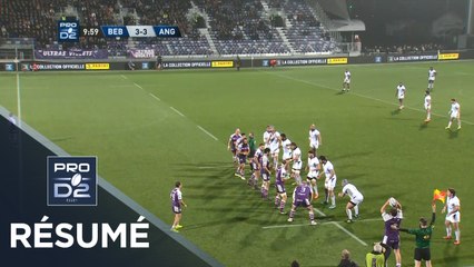 PRO D2 - Résumé Bourg-en-Bresse-Angoulême: 31-6 - J12 - Saison 2018/2019