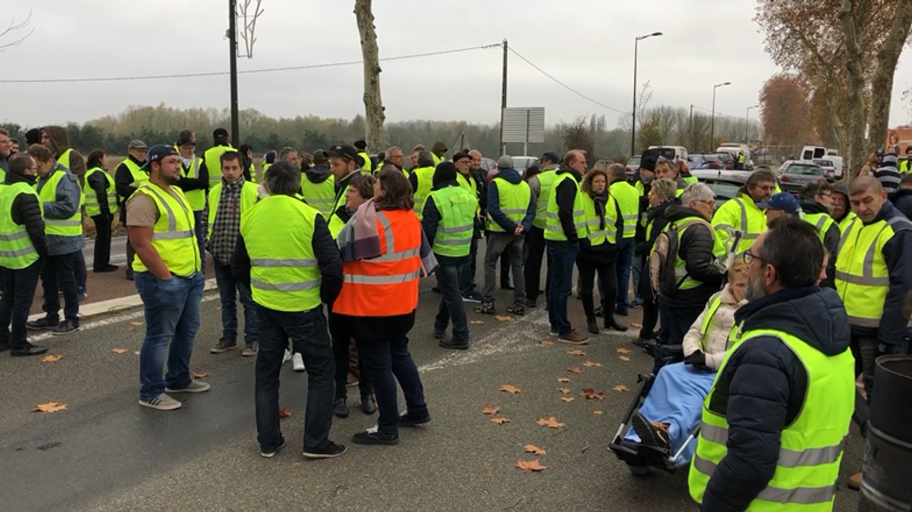 Gilets jaunes : Barrage filtrant à l’entrée de...