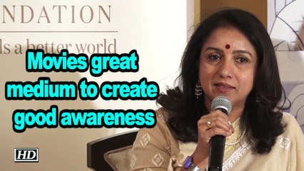 Movies great medium to create good awareness, says Revathi