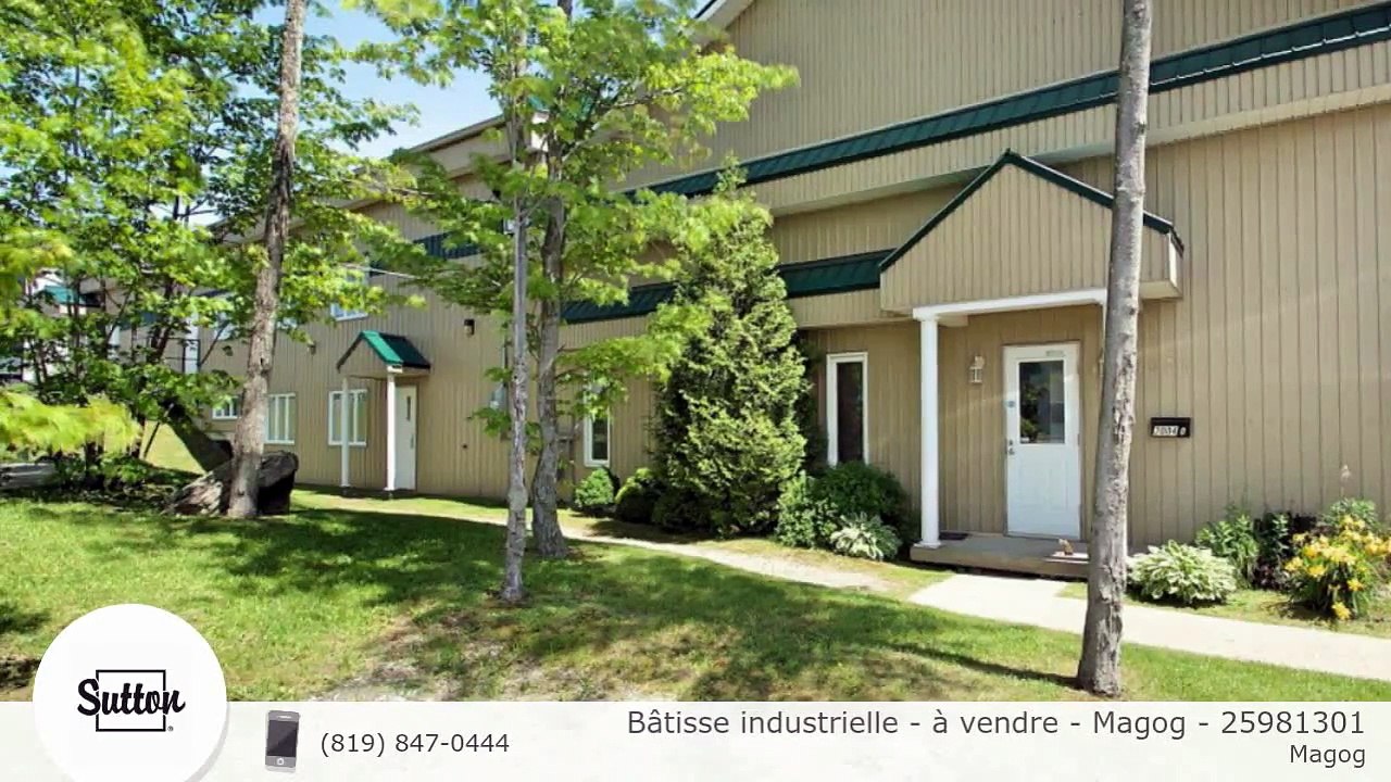 Bâtisse industrielle - à vendre - Magog - 25981301