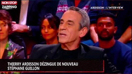 Thierry Ardisson dézingue de nouveau Stéphane Guillon (vidéo)