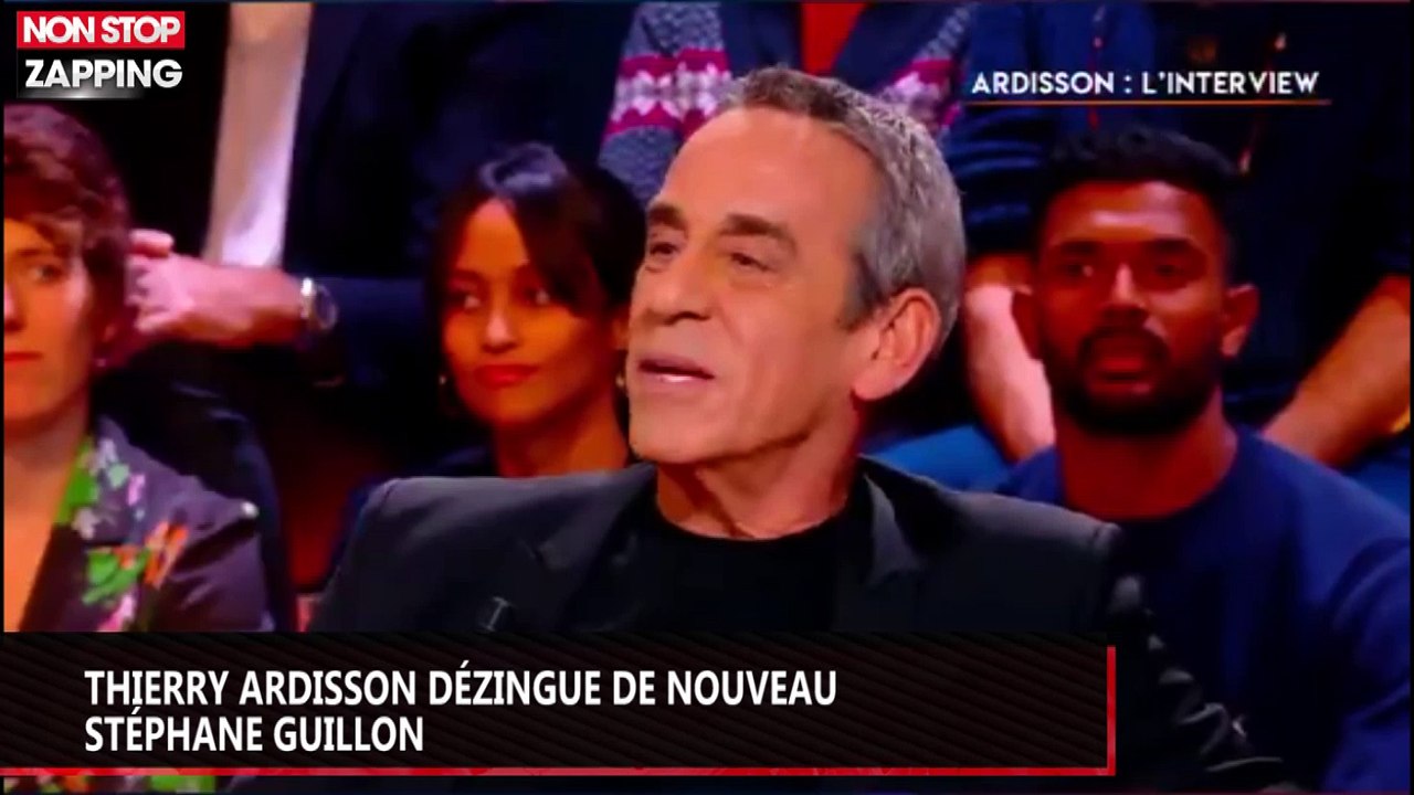 Thierry Ardisson dézingue de nouveau Stéphane Guillon (vidéo)