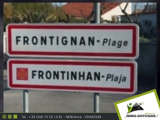 Villa R+1 A vendre Frontignan 90m2 - Frontignan plage