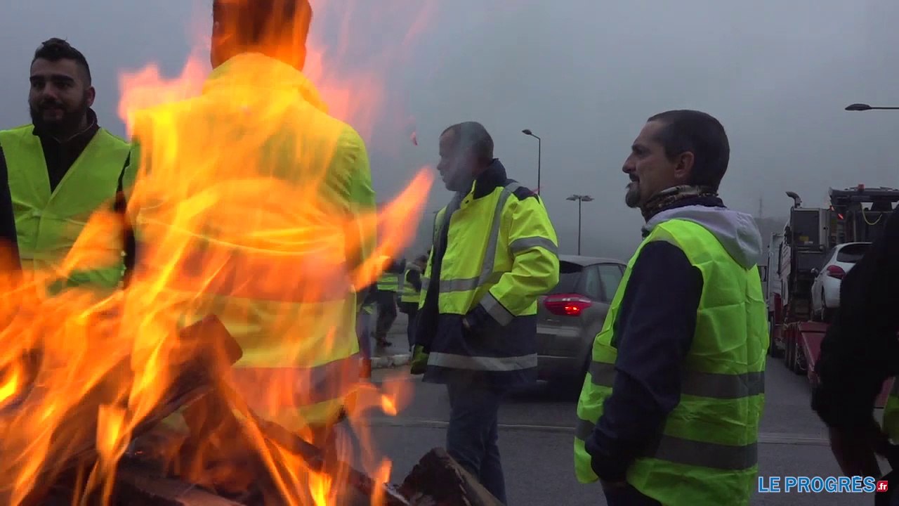 Les gilets jaunes à Givors