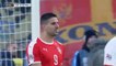Serbia - Montenegro 2-0 MITROVIC PANENKA PENALTY FAIL 17-11-2018