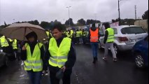 Bessan - Blocage du péage de l'autoroute A9 par les gilets jaunes - 17 nov 2018