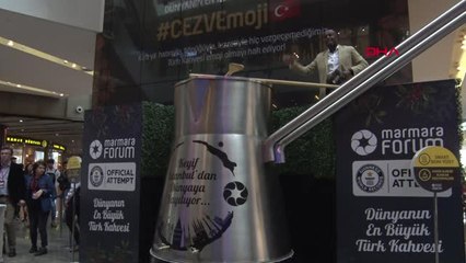 İstanbul 2,5 Tonluk Türk Kahvesi ile Rekor Denemesi