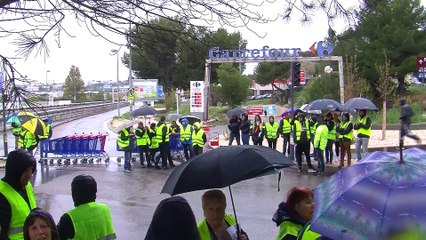 Les Gilets jaunes à Vitrolles.