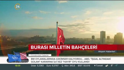 Yedi Tepeli Şehir 'İstanbul'un artık millet bahçeleri var