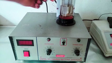 Melting point apparatus use and working by Mr satbir singh