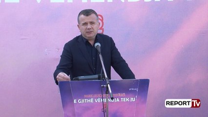 Report Tv - Anëtarësimet e reja në PS, Balla në Gramsh: Denonconi çdo rast të abuzimit me detyrën