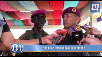 Anak ikut jejak bapa jadi komando
