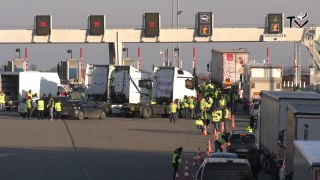 Mobilisation au péage de Schwindratzheim