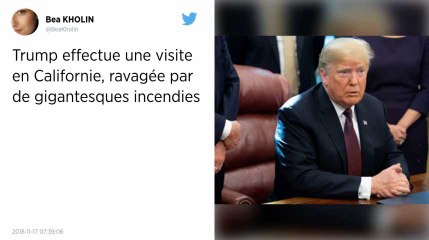 Donald Trump s’envole vers une Californie meurtrie par les incendies.