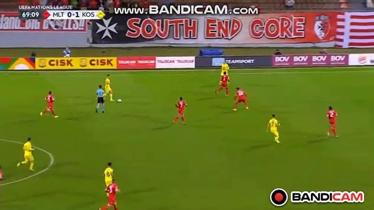 Amazing Goal Kololli (0-2) Malta vs 	Kosovo