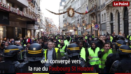 À Paris les gilets jaunes tentent de se rendre à l'Élysée